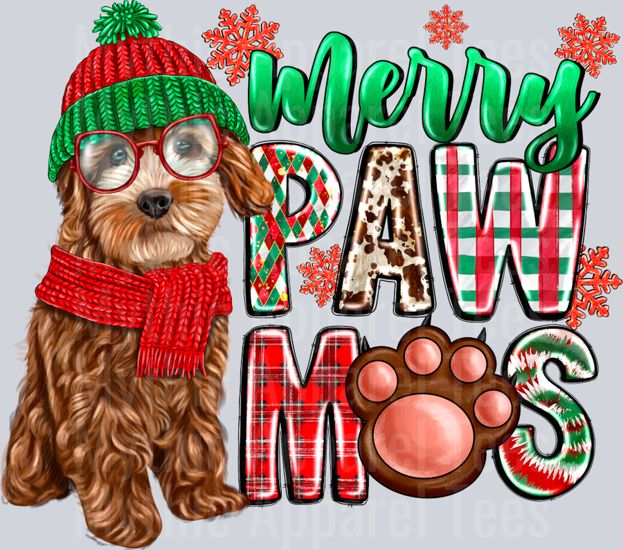 Merry Pawmas Dog Christmas