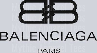 Balenciaga logo black