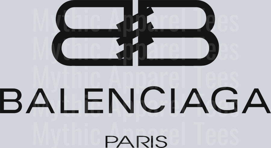 Balenciaga logo black