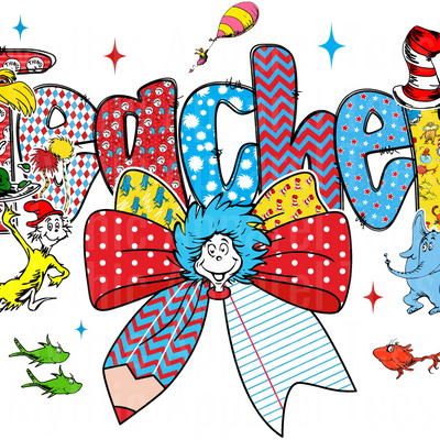 Dr Suess DTF Transfer