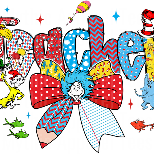 Dr Suess DTF Transfer