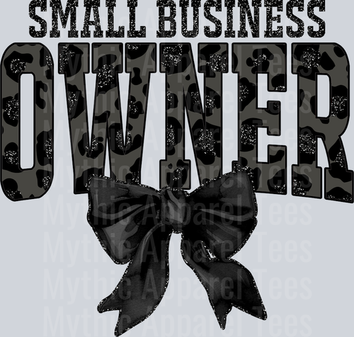 Black Leopard Small Business Owner