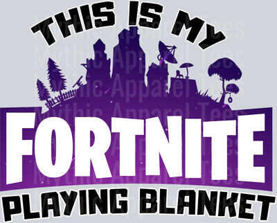 Fortnite Blanket Plain