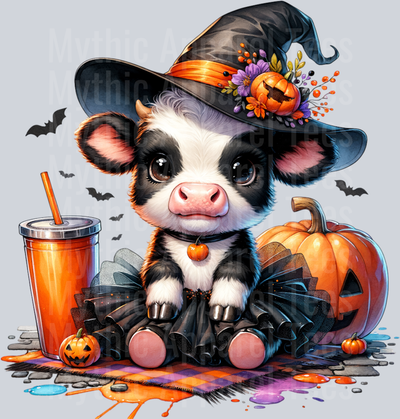 Spooky Highland Cow
