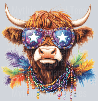 AZ808 Mardi Gras Highland Cow (39)