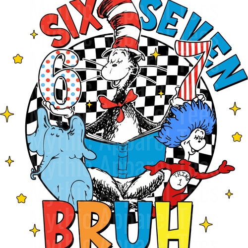 Dr Suess DTF Transfer