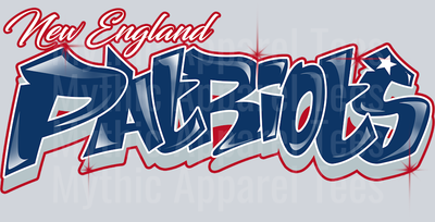 Patriots Tri Color Airbrush DTF NFL Transfers