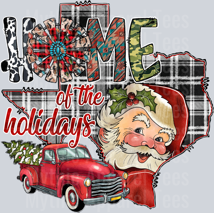 Texas Western Christmas Truck