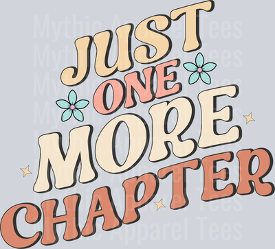 Retro Just One More Chapter SVG Design-01