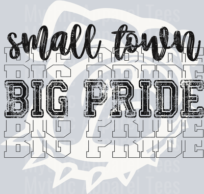 Small Town Big Pride DTF Sports Transfers