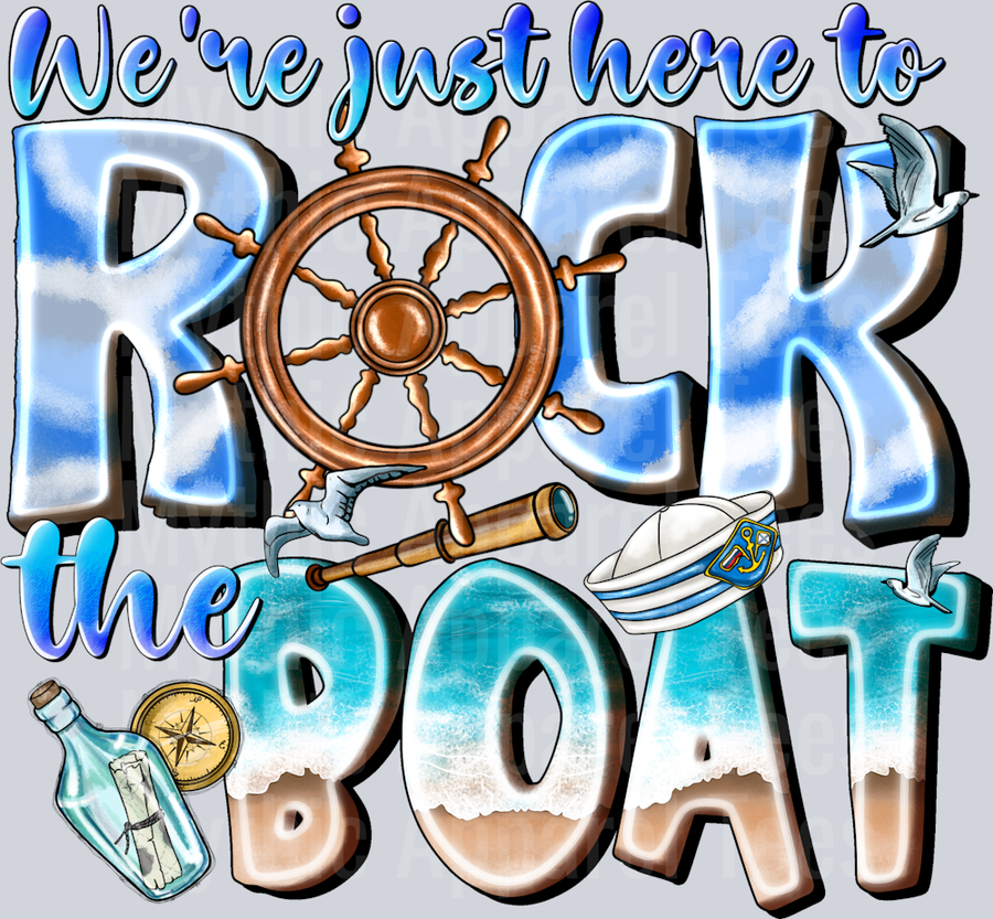 WereJustHereTorocktheboat