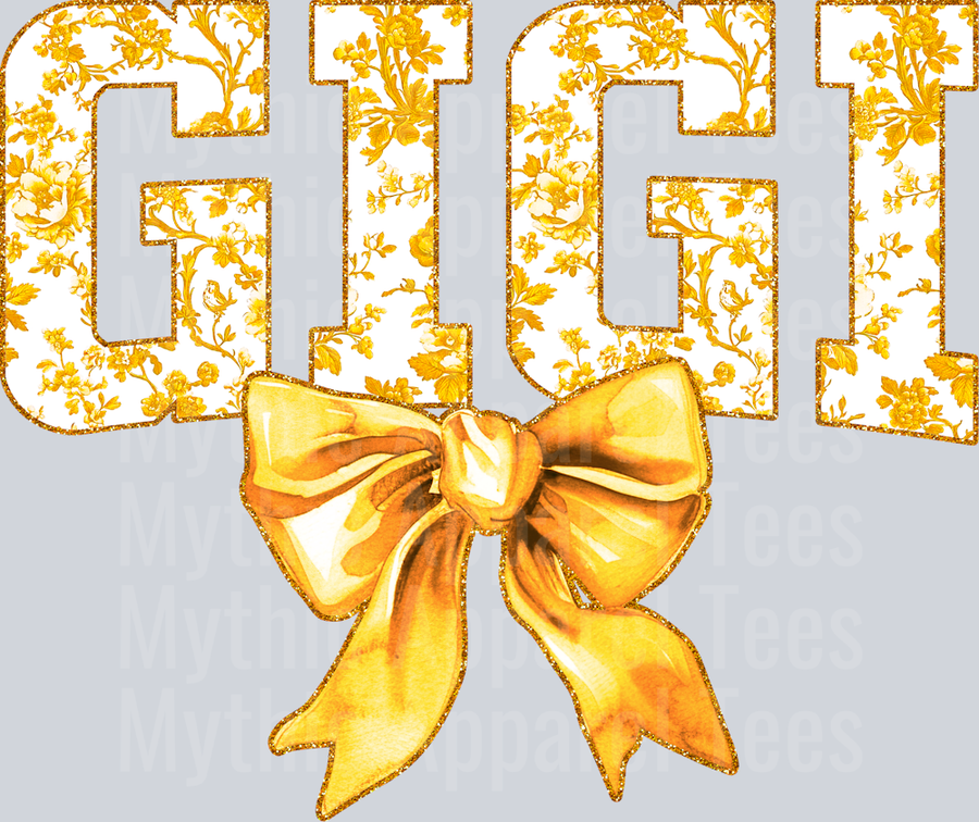 Yellow Toile Gigi