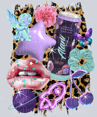 cosmic star Alani Energy Drink DTF Alani Drink Transfers