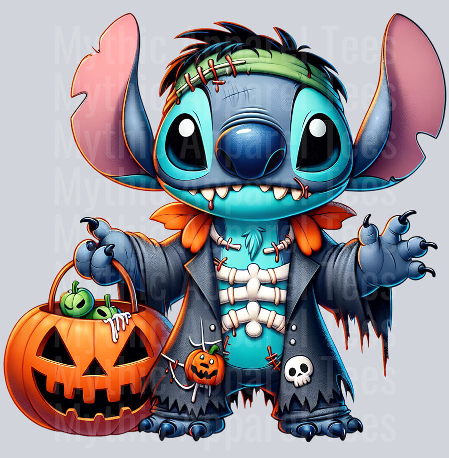 Stitch Halloween Transfer 1 DTF Stitch Halloween Transfers