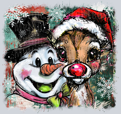 snowmanandreindeer