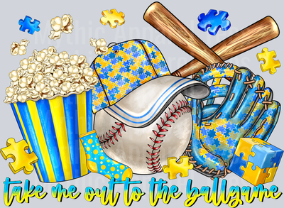 Take Me Out To The Ballgame Autism Awareness