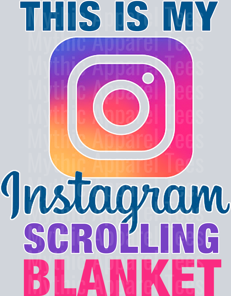 Instagram Watching Blanket Plain