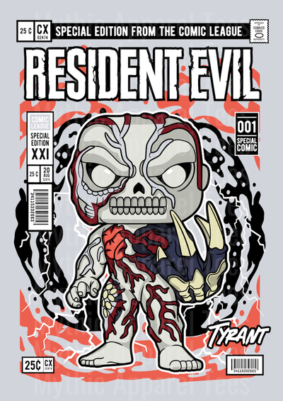 Tyrant Comic Book Cover STYLE DTF Pop Culture Transfers