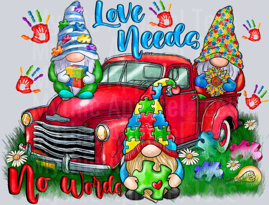 Love needs No Truck Gnome