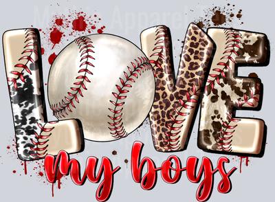Love My Boys Baseball