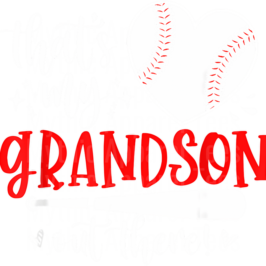 Grandma Grandpa Grandparents Baseball DTF Transfer