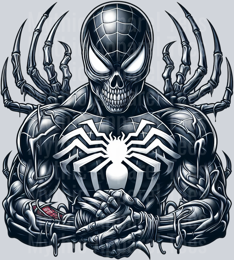 Spiderman Venom Skull Pt 2 DTF Superhero Transfers