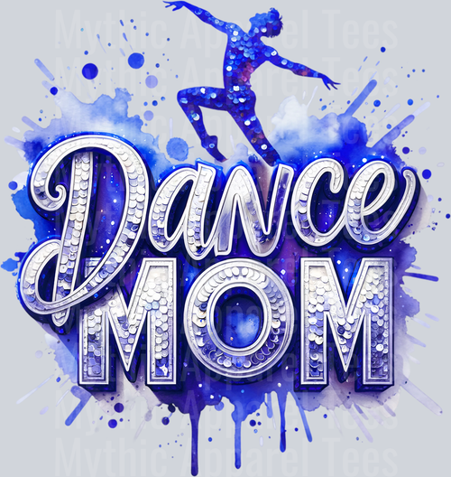 007 Dance Mom Male Dancer Blue DTF Dance Mom Transfers