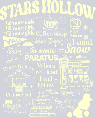 MUA Stars Hollow Est 1779 Where You Lead I Will Follow back