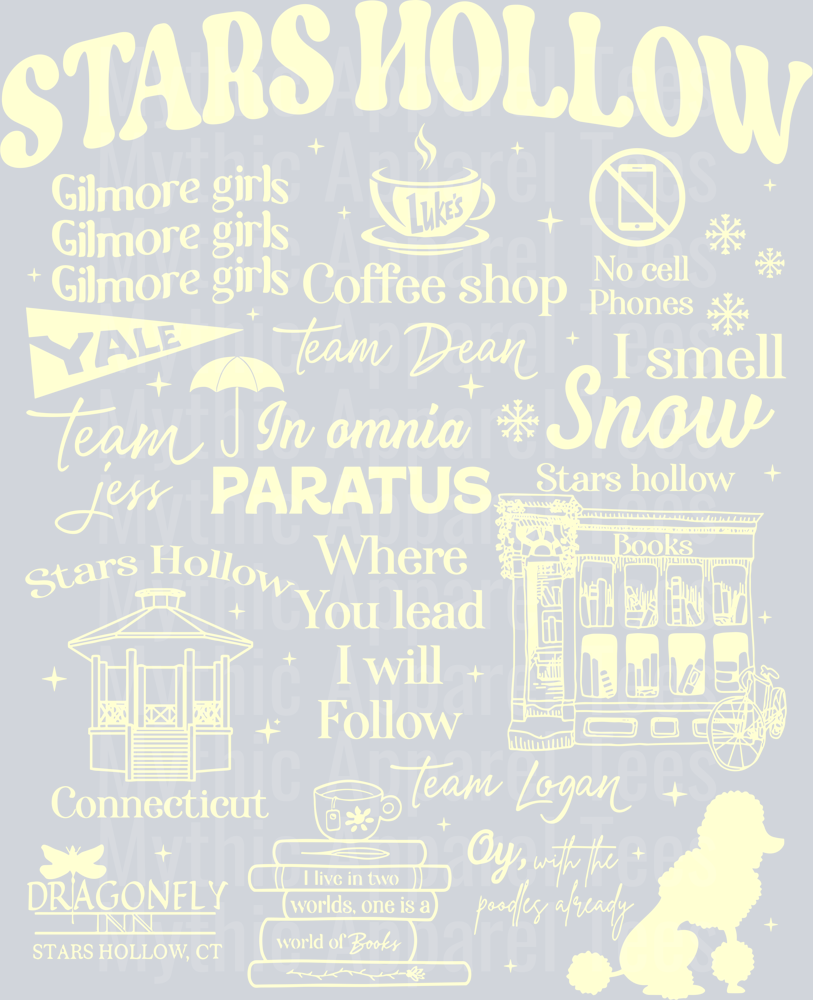 MUA Stars Hollow Est 1779 Where You Lead I Will Follow back