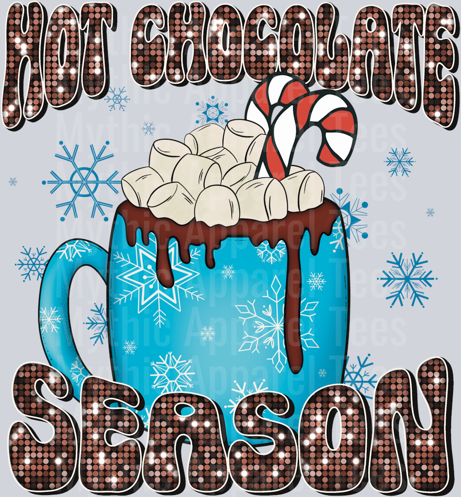 Hot cocoa season DTF Christmas Transfers
