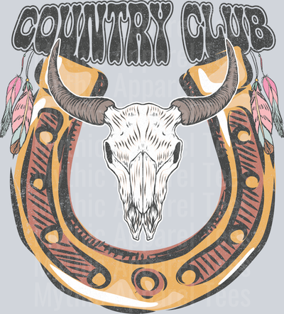 Country Club Horseshoe Western Cowgirl