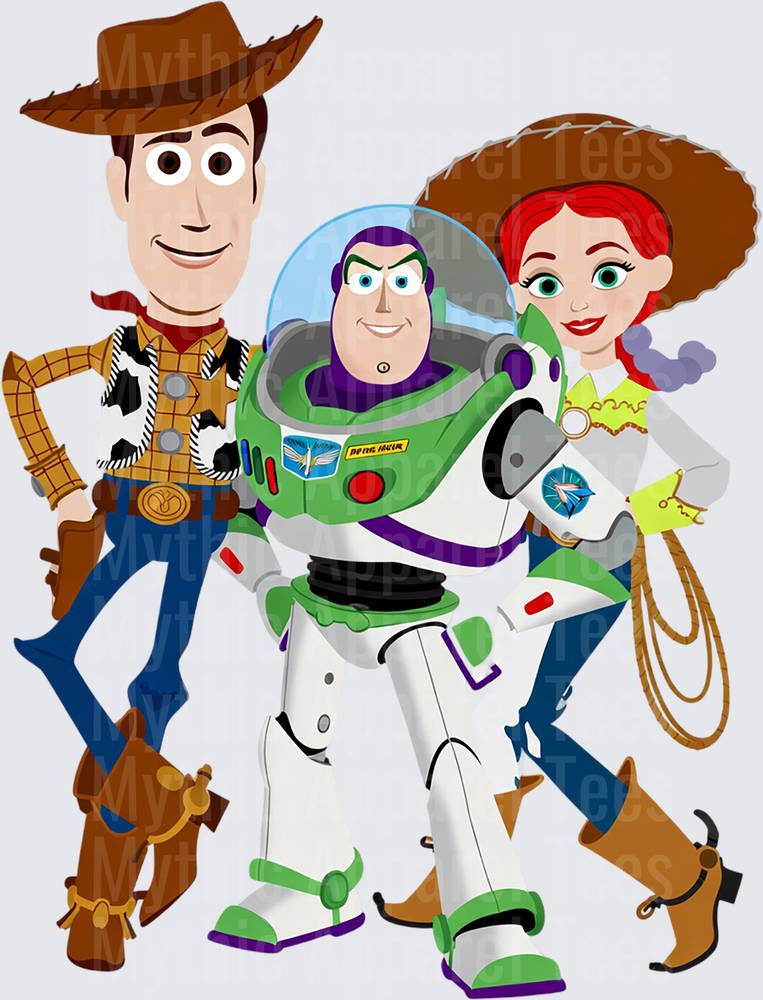 Toy Story 5 Woody Buzz Lightyear and Jessie Trio Pose