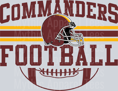 COMMANDERS NFL Classic Design DTF NFL Transfers