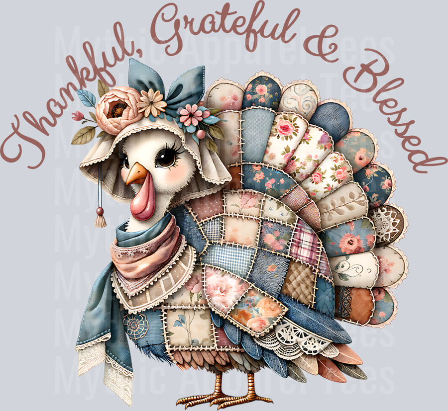 THANKFUL GRATEFUL AND BLESSED