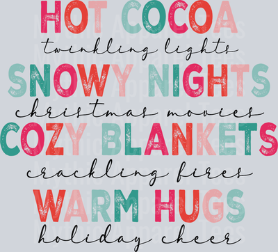 Hot cocoa Twinkling lights