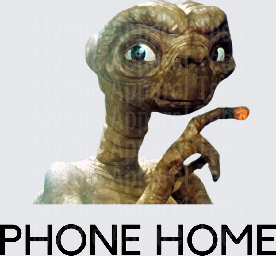 E.T. The Extra-Terrestrial Phone Home Glowing Finger Graphic
