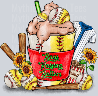 Busy Raising Ballers Softball and Baseball Coffee