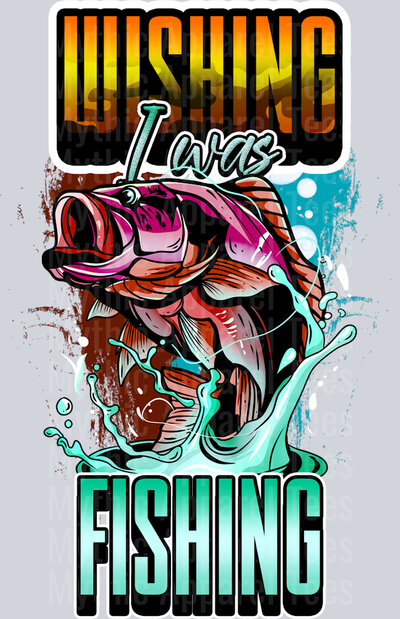 7. WISHING FISHING DTF Fishing Transfers