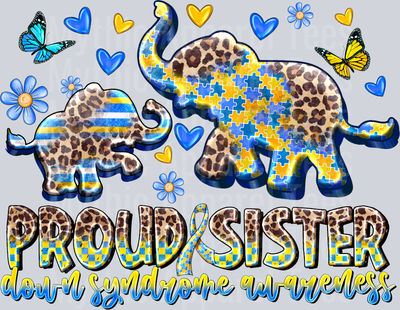 Proud Sister Down Syndrome Awareness