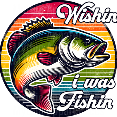 Fishing DTF Transfer