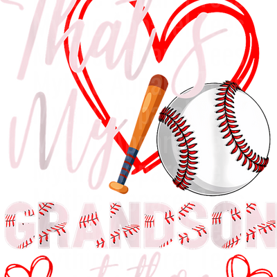 Grandma Grandpa Grandparents Baseball DTF Transfer