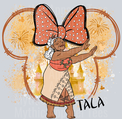 Tala Disney ears Disney Moana DTF Moana Transfers
