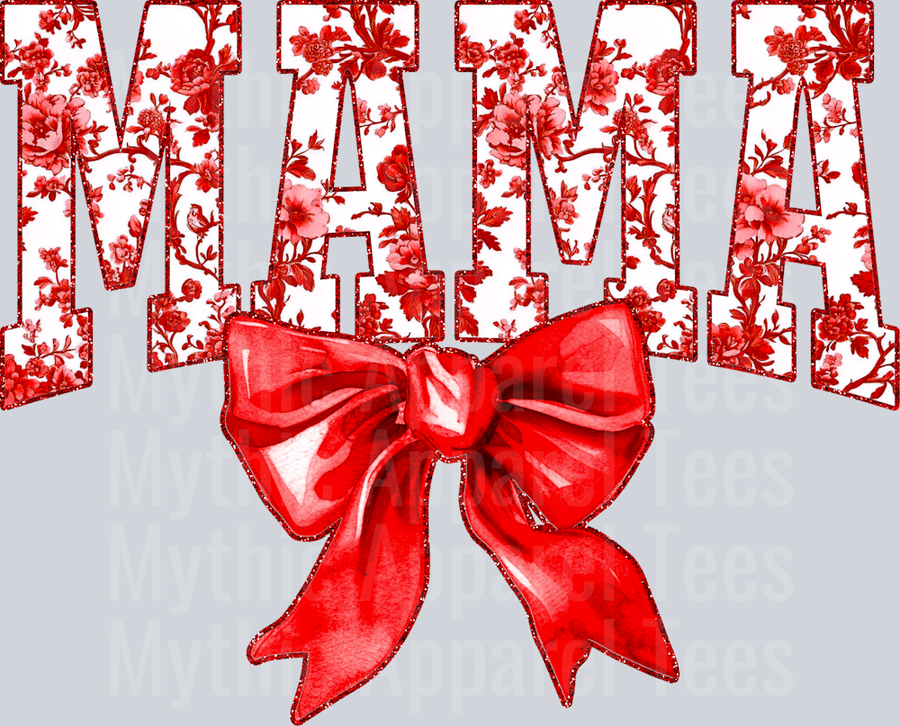 Red Toile Mama