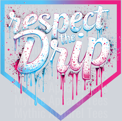 Baseball Drip For Boys Ice Cream Drip Youth Boys Baseball DTF Baseball Transfers