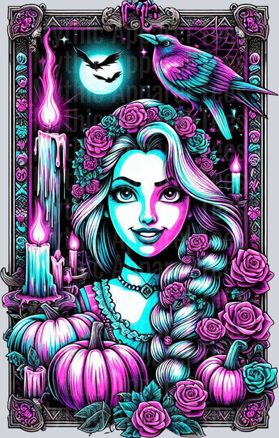 Rapunzel Disney Princess Tarot Card
