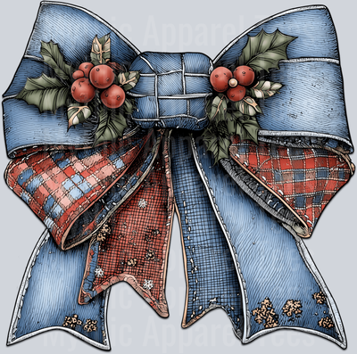 denimchristmasbow