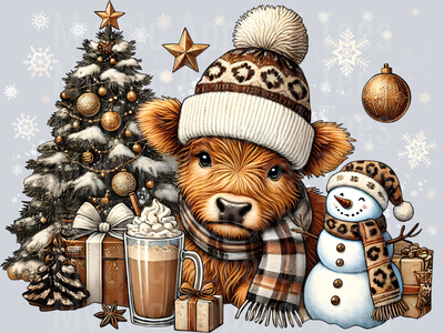 HiglandCowAndSnowman