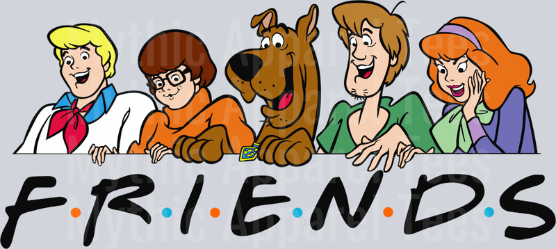 Friends scooby DTF Scooby Doo Transfers