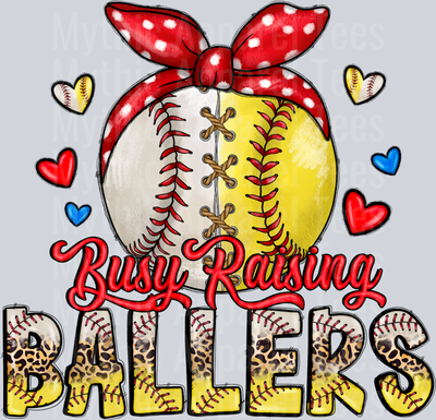 Busy Raising Ballers Softball And Baseball