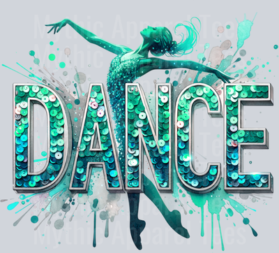 008 Dance Female Dancer Mint DTF Dance Female Transfers